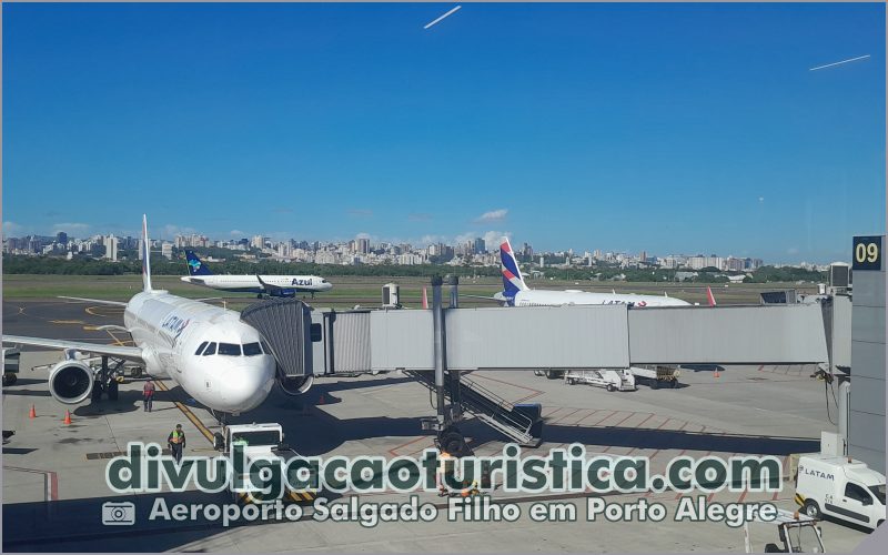 Voos Azul na reabertura do Aeroporto Salgado Filho em Porto Alegre