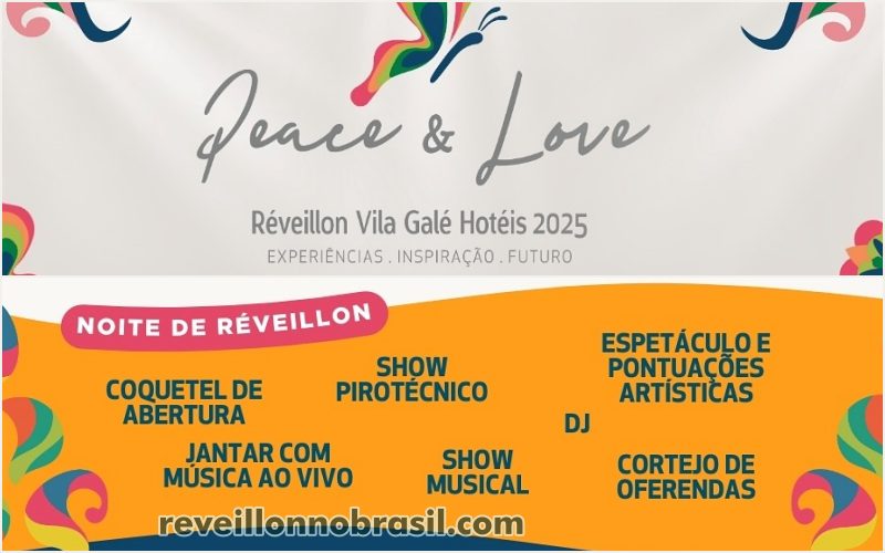 Resorts Vila Gale Réveillon 2025 - Sortimento Divulgação Turística