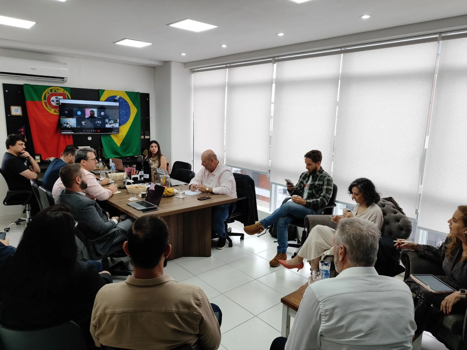 Reunião da Câmara de Comércio Brasil-Portugal de Santa Catarina