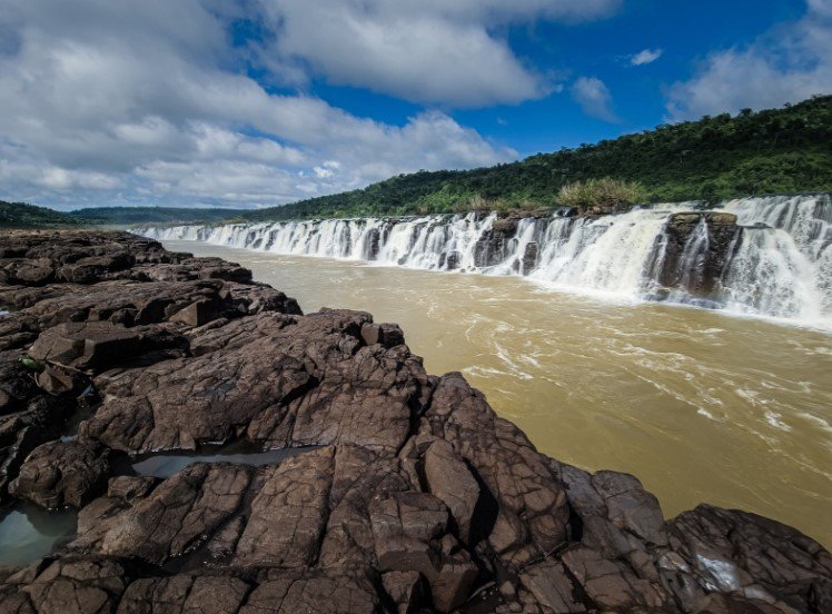 Salto Yucumã no Parque Estadual do Turvo em Derrubadas no Rio Grande do Sul