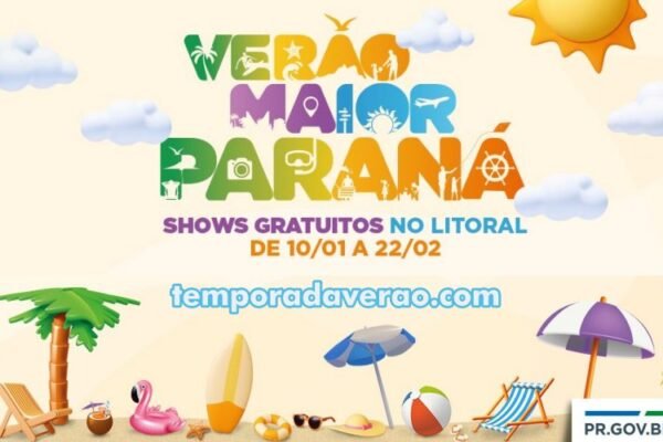 Programação Verão Maior Paraná 2025 leva 33 shows gratuitos à Matinhos e Pontal do Paraná