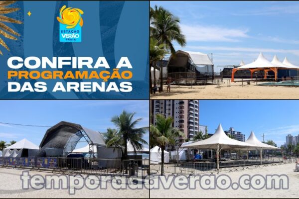 Temporada Verão 2025 em Praia Grande : programação gratuita do Estação Verão Praia em Praia Grande