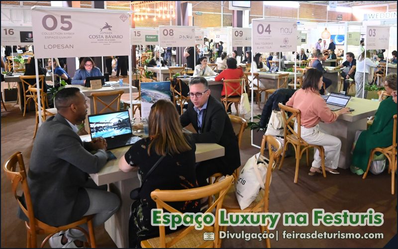 Espaço Luxury no Festuris 2025 - feira de turismo em Gramado