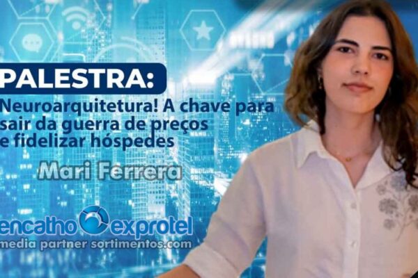 Mari Ferreira no Encatho & Exprotel - Sortimento Divulgação Turística