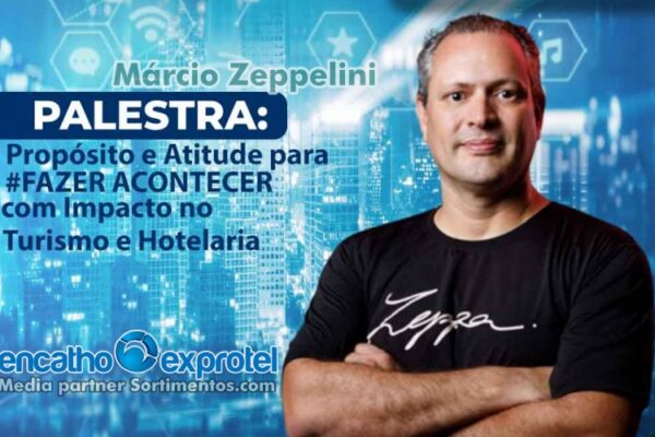 Palestra de Márcio Zeppelini no Encatho & Exprotel - Sortimento Divulgação Turística