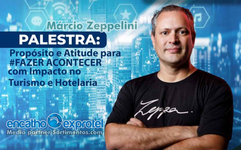Palestra de Márcio Zeppelini no Encatho & Exprotel - Sortimento Divulgação Turística