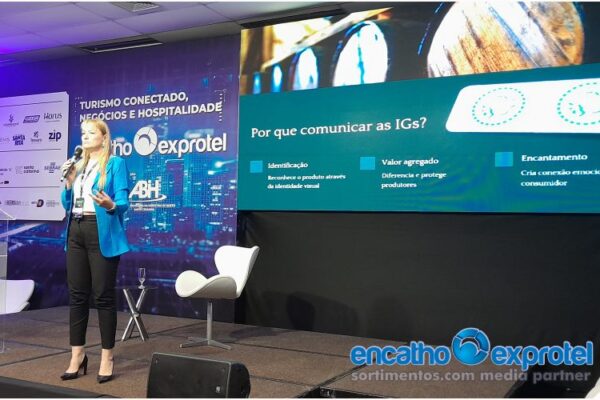 Palestra de Eliane Cristina Müller no Encatho & Exprotel - sortimentos.com.br