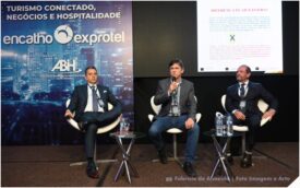 Encatho & Exprotel 2025 : debate da Lei Geral do Turismo e os direitos autorais com Huilder Magno, Luciano Oliveira e Neilor Schmitz