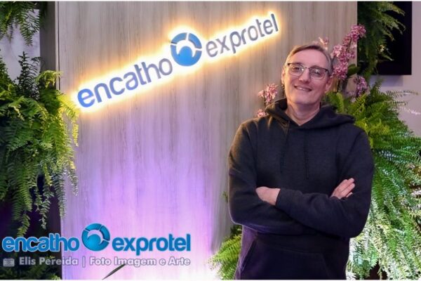 Fábio Juchen no Encatho & Exprotel - evento e feira da ABIH-SC em Florianópolis/SC