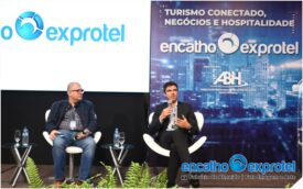 Painel com Rui Schurmann e Pedro Cypriano no Encatho & Exprotel - sortimentos.com.br