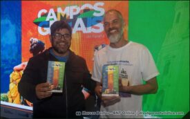 Marcos Silva ( Diretor da BNT Online ) e Guilherme Forbeck, presidente da Adetur no lançamento do Guia Conheça Campos Gerais do Paraná -A Bíblia do Turismo - divulgacaoturistica.com