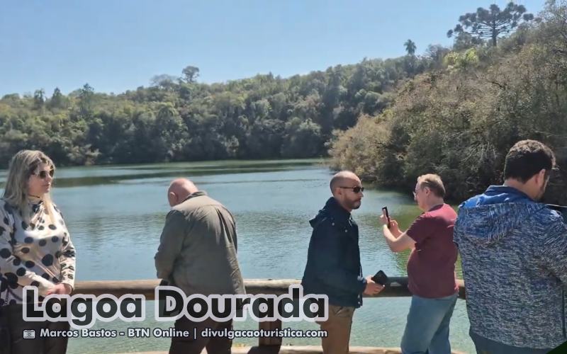 Lagoa Dourada no Parque Vila Velha em Ponta Grossa - divulgacaoturistica.com