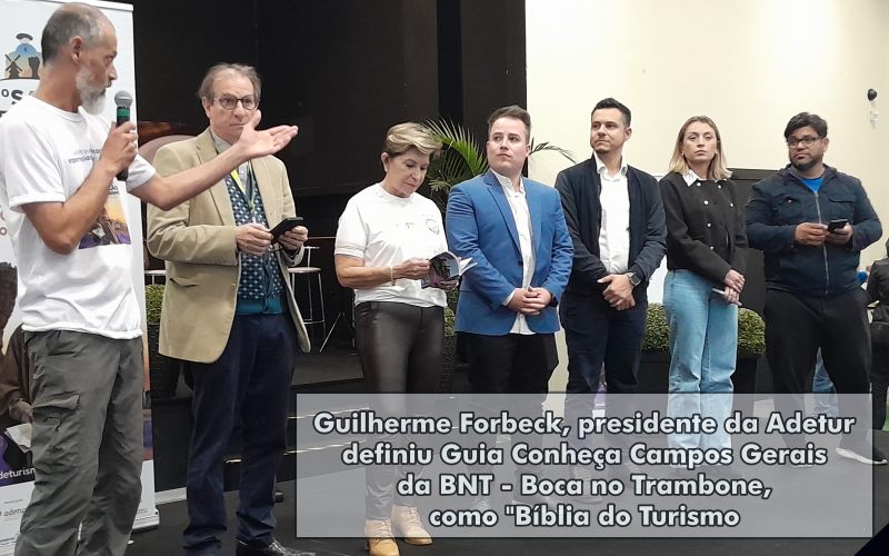 Guia Conheça Campos Gerais é lançado como a “Bíblia do Turismo” em Salão do trade em Ponta Grossa