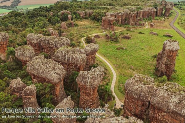 Parque Vila Velha em Ponta Grossa nos Campos Gerais do Paraná - divulgacaoturistica.com