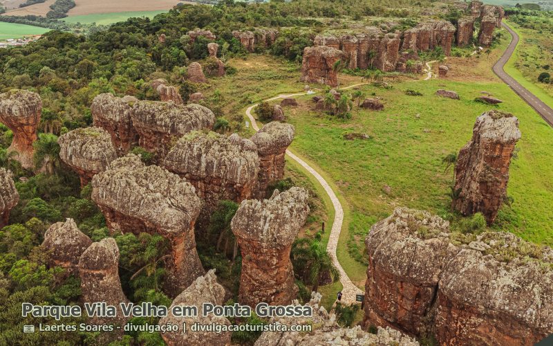Parque Vila Velha em Ponta Grossa nos Campos Gerais do Paraná - divulgacaoturistica.com