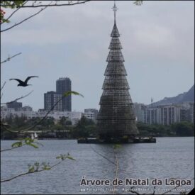 Árvore de Natal da Lagoa Rodrigo de Freitas - Natal no Rio de Janeiro