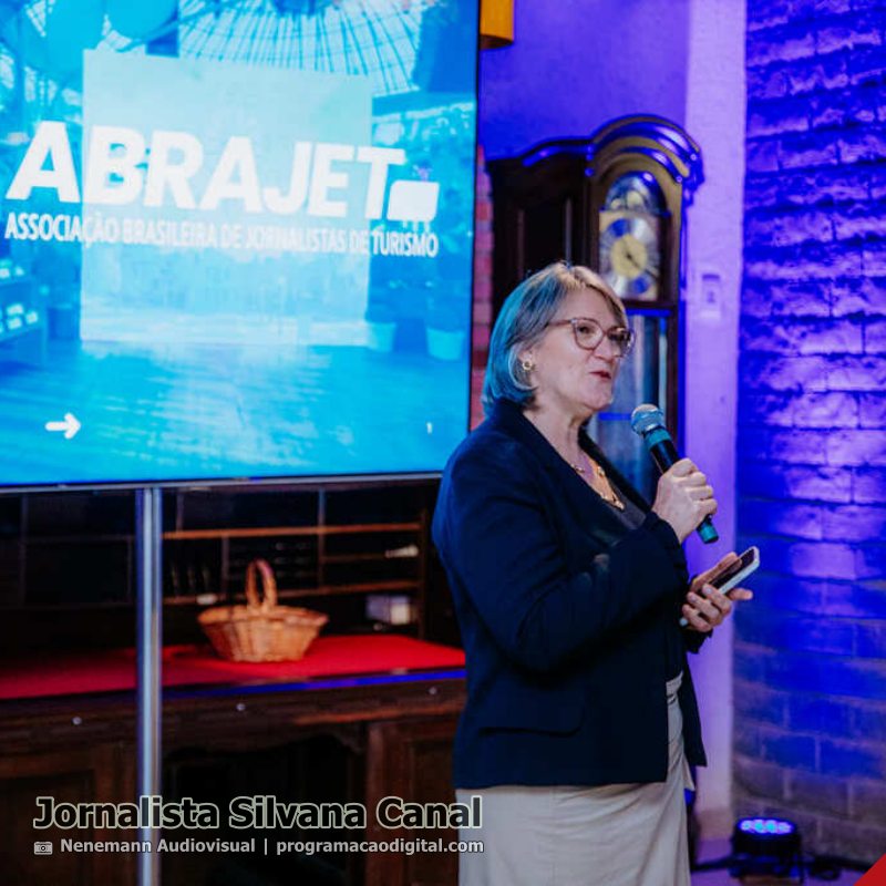 Jornalista Silvana Canal - Presidente da Abrajet-PR - divulgacaoturistica.com