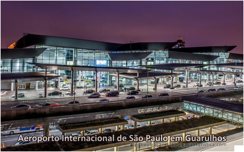 Aeroporto Internacional de São Paulo, em Guarulhos - divulgacaoturistica.com