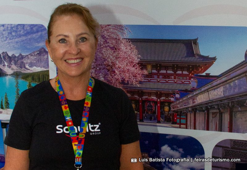 Cirlene Schultz - diretora do grupo Schultz na Expo Turismo Paraná - divulgacaoturistica.com