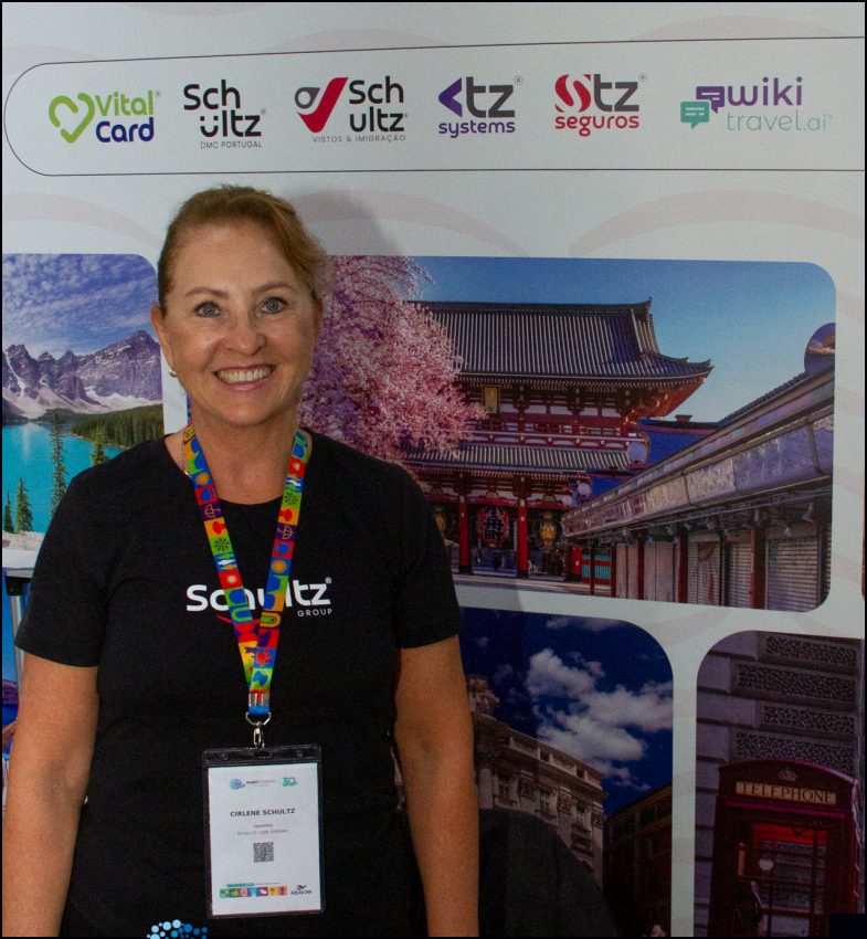 Cirlene Scultz - diretora do grupo Schultz, na Expo Turismo Paraná