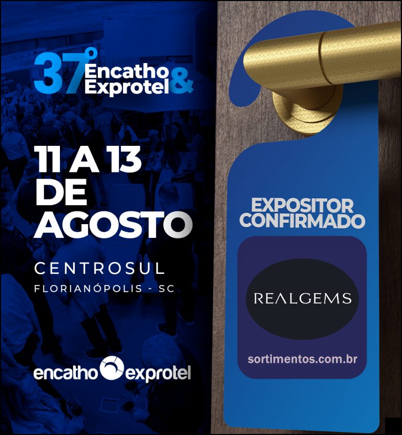 Realgems Cosméticos e Amenities no Encatho & Exprotel 2026 - divulgacaoturistica.com
