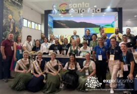 Expo Turismo Paraná : Santa Catarina evidenciou o potencial turístico durante as quatro estações do ano