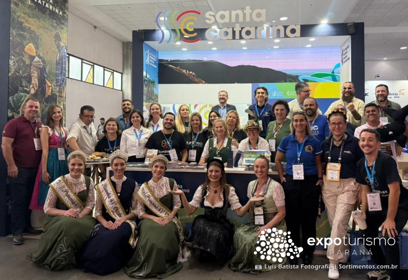 Expo Turismo Paraná : Santa Catarina evidenciou o potencial turístico durante as quatro estações do ano