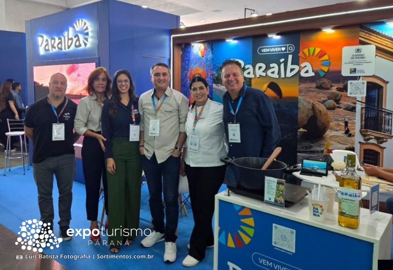 Expo Turismo Paraná 2026 : Paraíba apresentou seu portfólio de roteiros e experiências turísticas