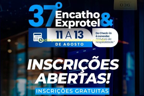 Encatho & Exprotel 2026 : inscrições abertas e gratuitas para o evento da ABIH-SC