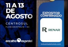 Encatho & Exprotel 2026 : Renar Móveis Corporativo aposta em madeira maciça