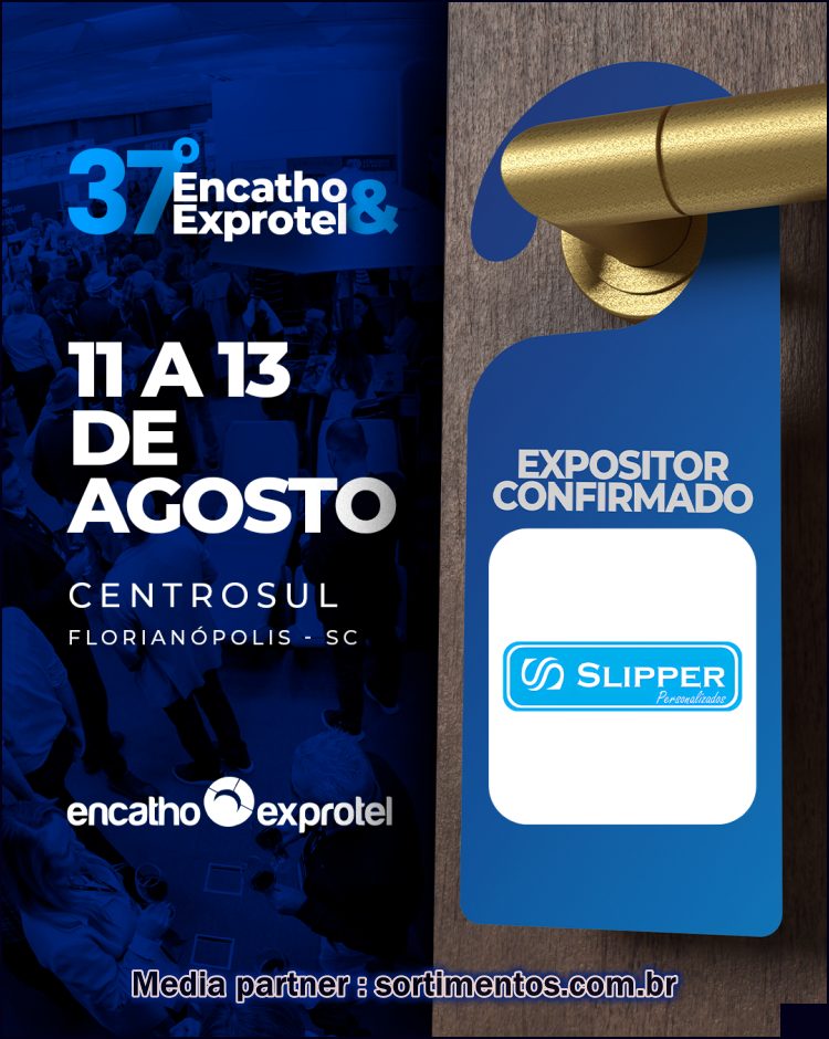 Slipper no Encatho & Exprotel 2026 - divulgacaoturistica.com