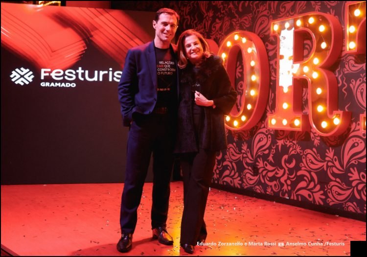 Eduardo Zorzanello e Marta Rossi, CEO's do Festuris Gramado