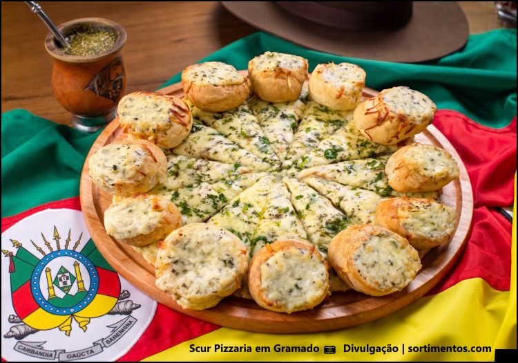Scur Pizzaria em Gramado celebra Semana Farroupilha com pão de alho, decoração e música