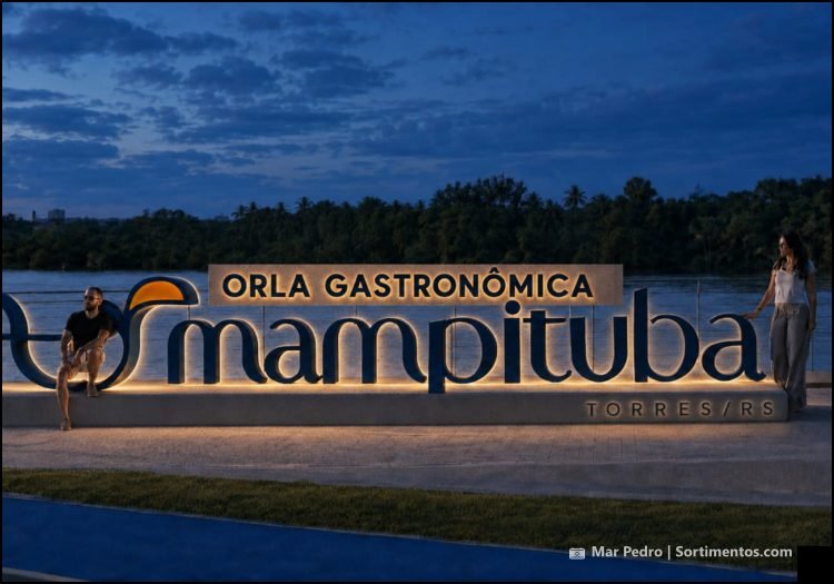Orla Gastronômica do Mampituba em Torres - Divulgação Turística